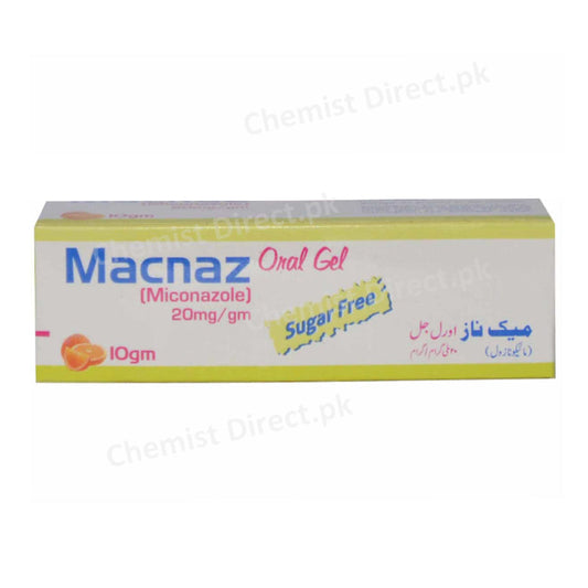 Macnaz Oral Gel 10gram Opal Laboratories Anti-Fungal Miconazole 20mg/gm