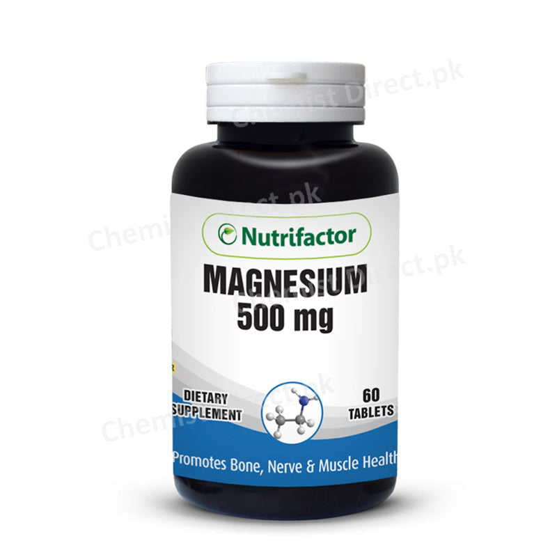 Magnesium 500mg Tablet Nutrifactor Dietary Supplement