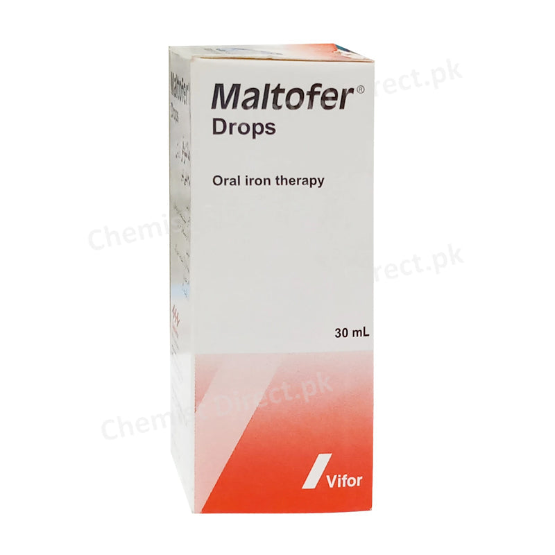 Maltofer Oral Drops Iron III Hydroxide Polymaltose Complex Folic Acid Vifor pharma Anti-Anemic