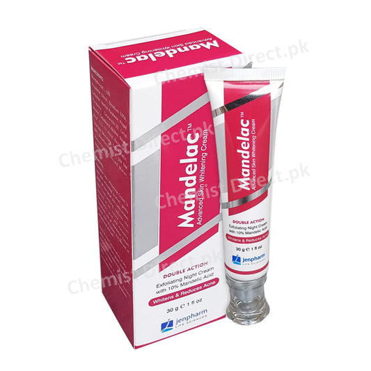 Mandelac Advaced Skin Whitening Cream 30gm Jenpharm Life Sciences