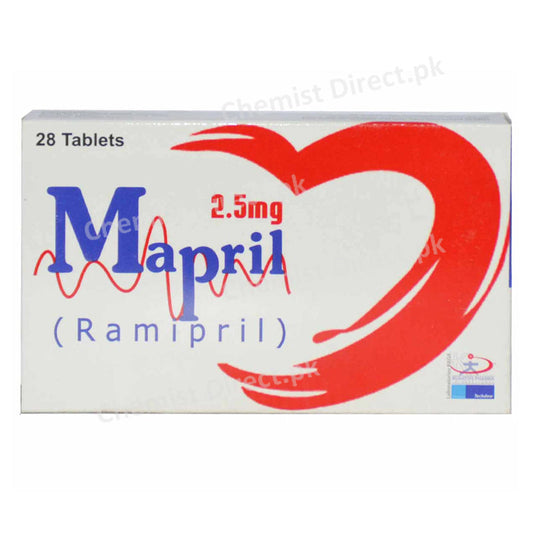 Mapril 2.5mg Tablet Hansel pharma Ramipril