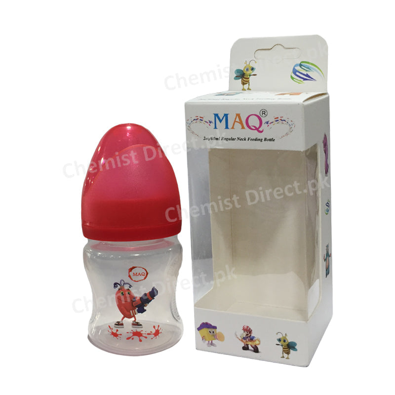 MAQ 2oz 60ml Regular neck feeding bottle