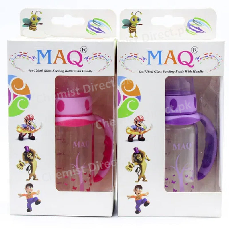 Maq Glass Feeding Bottle Mq 120ml