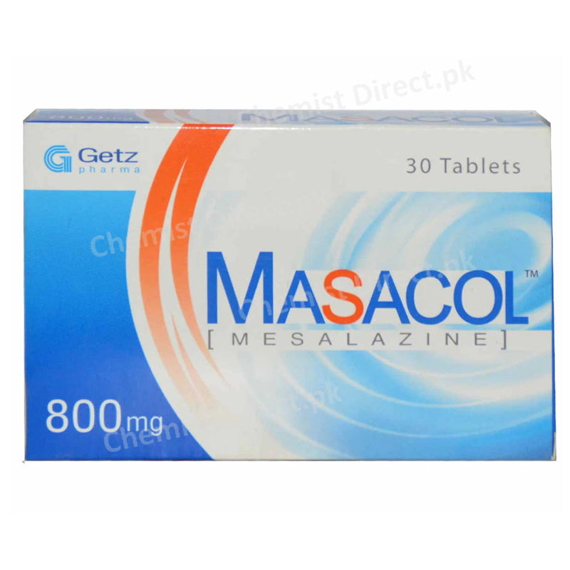 Masacol 800mg Tablet Getz Pharma Pakistan Pvt Ltd Inflammatory Bowel Disease Mesalazine