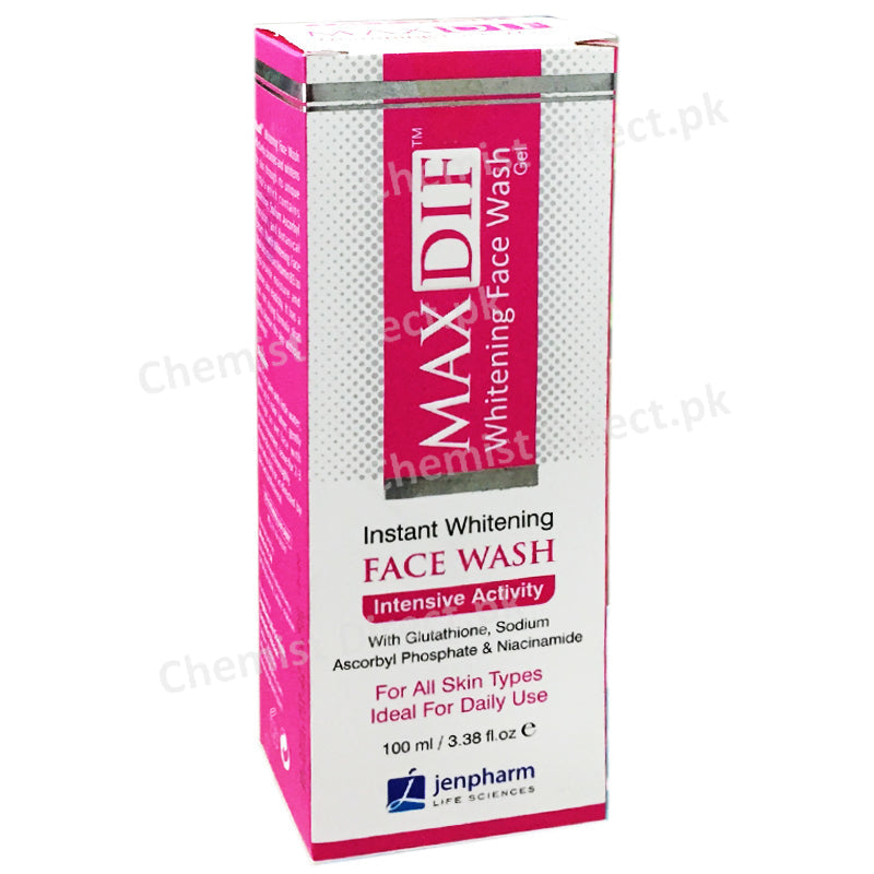 Maxdif Whitening Facewash Gel 100ml