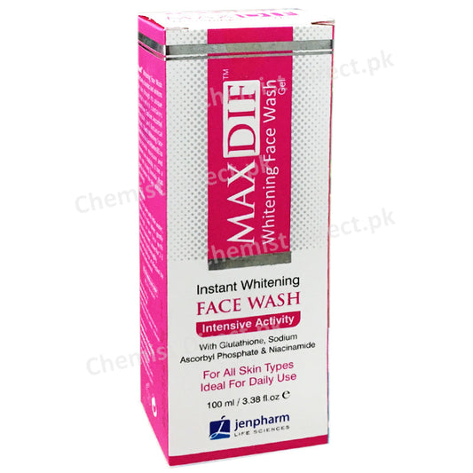 Maxdif Whitening Facewash Gel 100ml