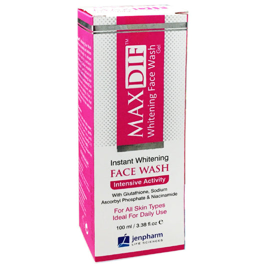 Maxdif Whitening Facewash Gel 100ml