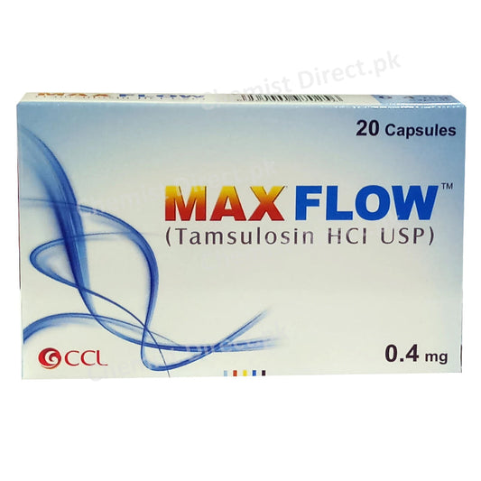 Maxflow 0.4mg Capsule CCL Pharmaceuticals Benign Prostate Hypertrophy Tamsulosin