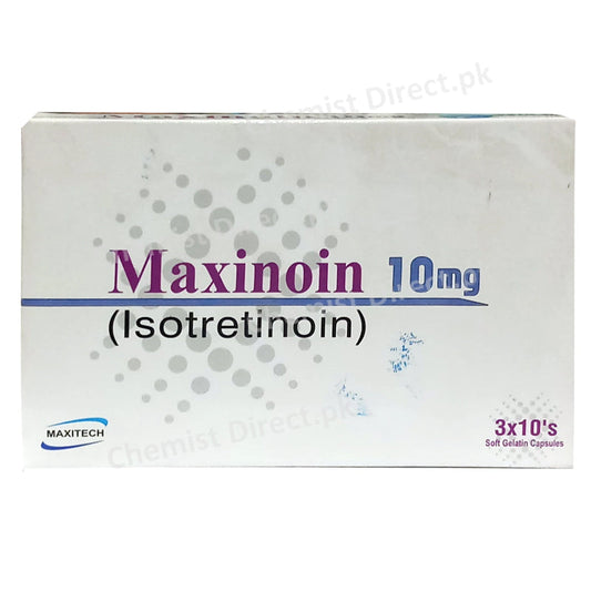 Maxinoin 10mg Capsule Maxitech Isotretinoin
