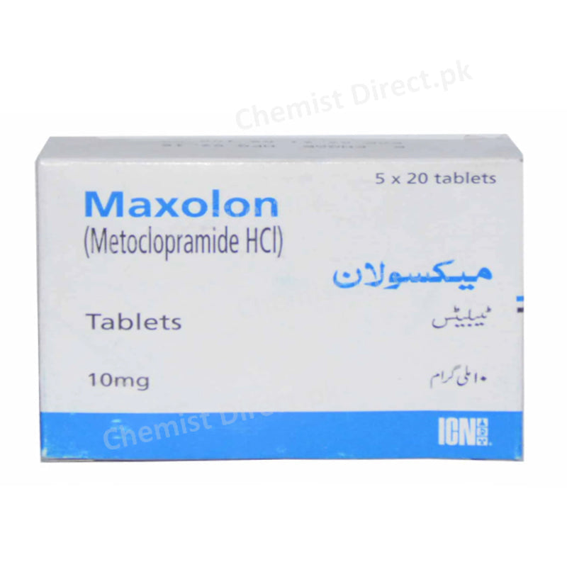 Maxolon 10mg Injection Metoclopramide HCl Glaxosmithkline