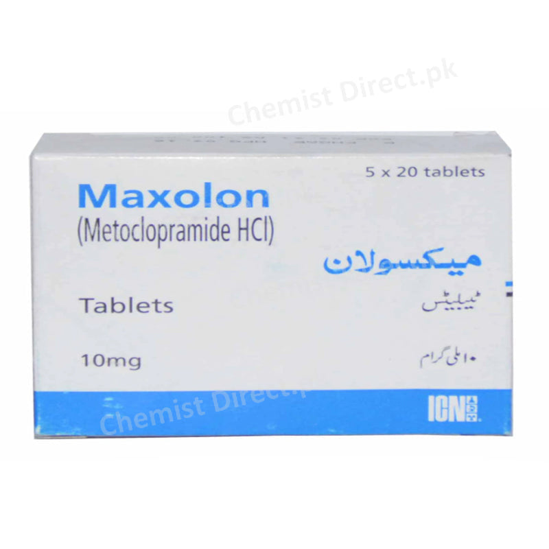 Maxolon 10mg Tablet Metoclopramide HCl Glaxosmithklin