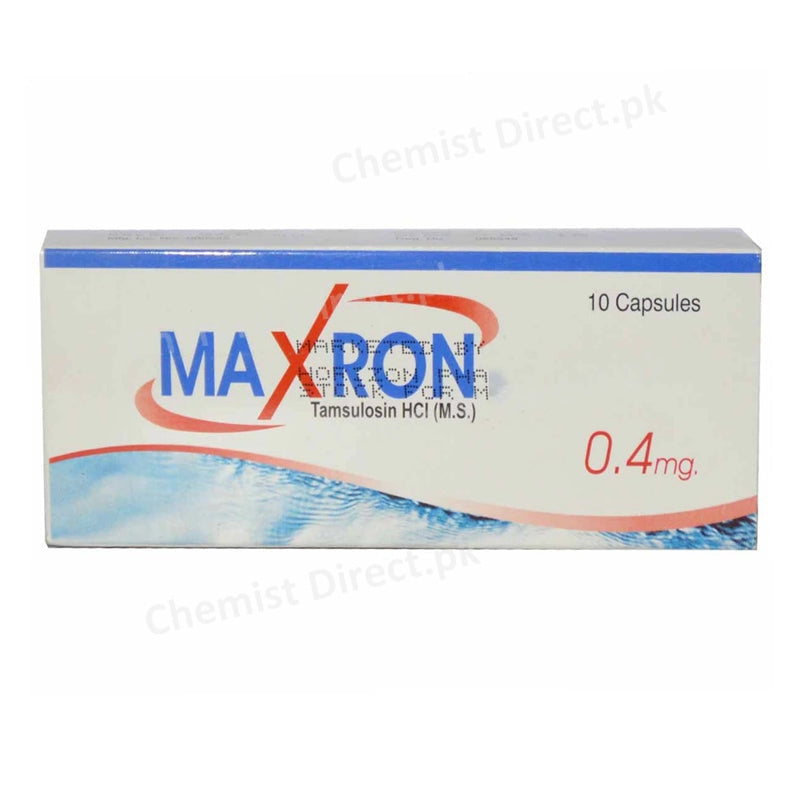 Maxron 0.4mg Capsule Wilshire Laboratories Benign Prostate Hypertrophy Tamsulosin  Hcl