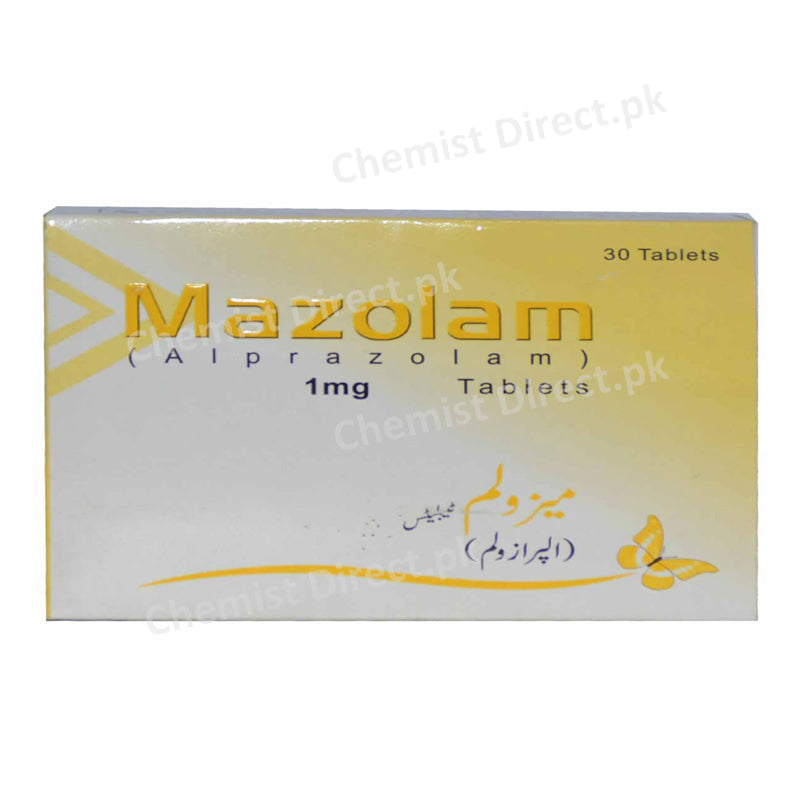 Mazolam Tablet 1mg Munawar Pharma alprazolam