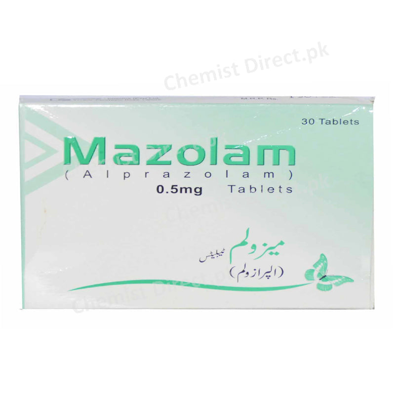 Mazolam Tablet 0.25 Munawar Pharma alprazolam