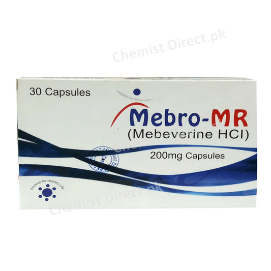 Mebro-MR 200mg Capsule Mebeverine HCL Regal Pharmaceuticals