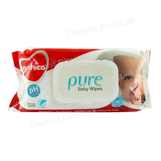 Mechico Pure Baby 80 Wipes Baby Care