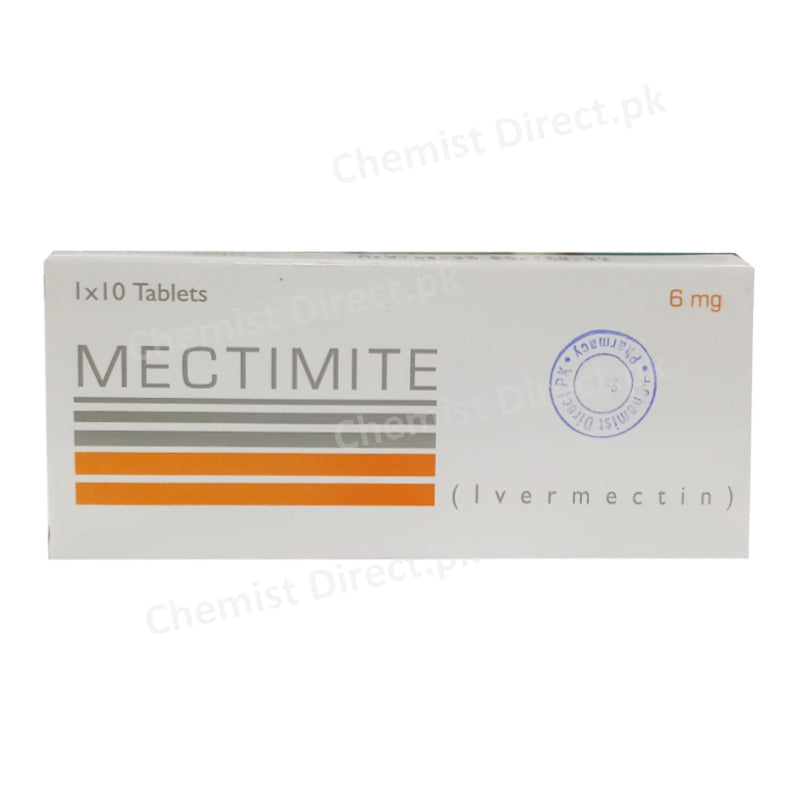 Mectimite 6mg Tablet Anthelmintics Ivermectin Pharma Health Pakistan