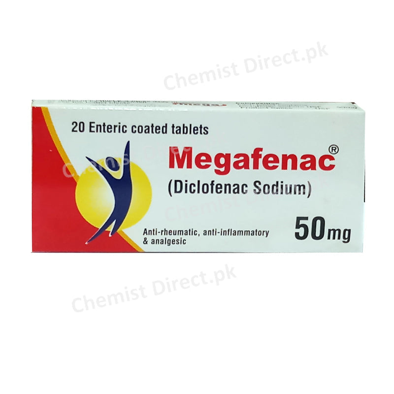 Megafenac 50MG Tablet Diclofenac Sodium
