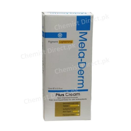 Mela-Derm Plus Cream 15Gram Medicine