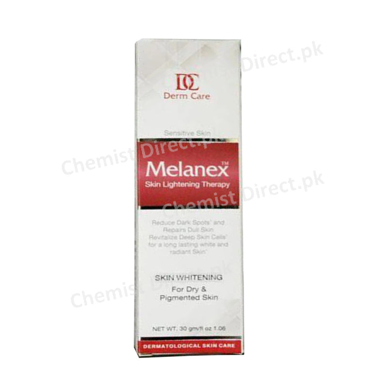 Melanex Cream 30gram Skin Lightening Therapy Derm Care