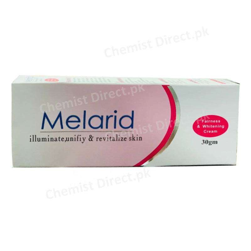 Melarid Fairness & Whitening Cream 30Gram Illuminateunify&revitalize Skin Rafaq Cos-Ceuticals Pharma