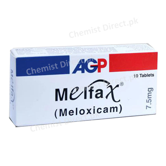 Melfax 7.5mg Tablet Meloxicam AGP Pharma Nsaid