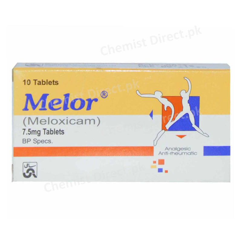Melor 7.5mg Tablet Meloxicam Sami Pharmaceuticals Nsaid