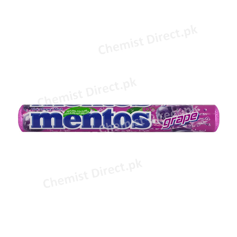 Mentos Fruit Grape Gum Food