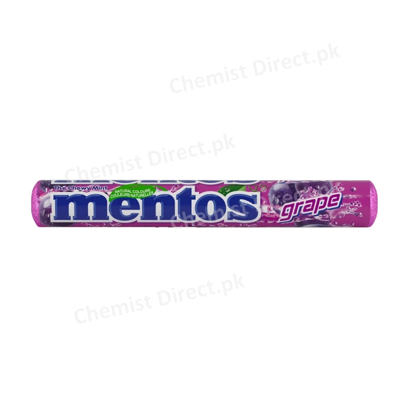 Mentos Fruit Grape Gum Food