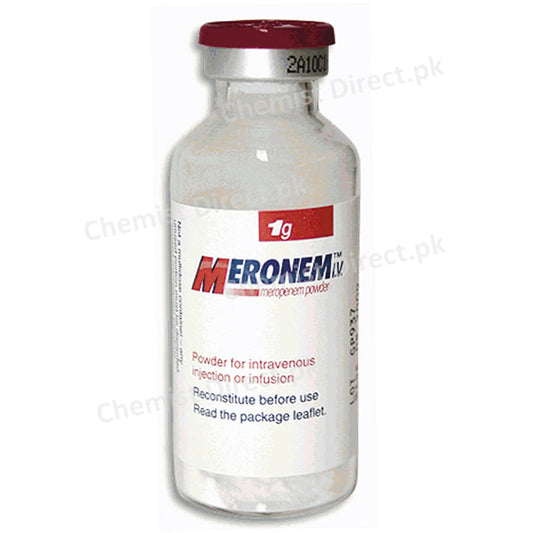 Meronem 1g Injection Pfizer Pakistan Ltd Carbapenems Meropenem