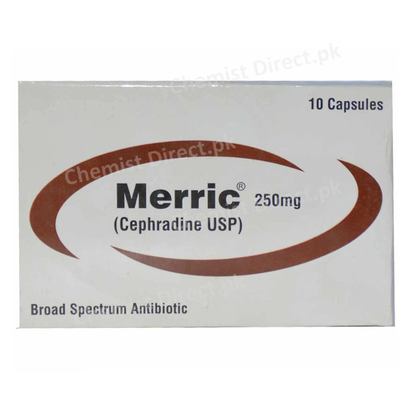 Merric 250mg Capsule Mega Pharmaceuticals Ltd Cephalosporin Anti Bacterial Cephradine
