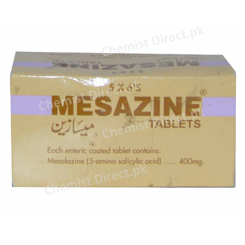 Mesazine 400mg Tablet Adamjee Pharma Services Inflammatory Bowel Disease Mesalazine
