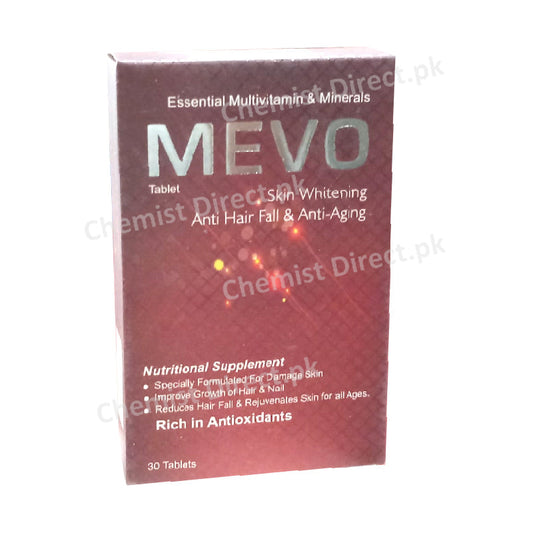 Mevo Skin Whitening Anti Hair Fall & Anti-Aging Tablet Care