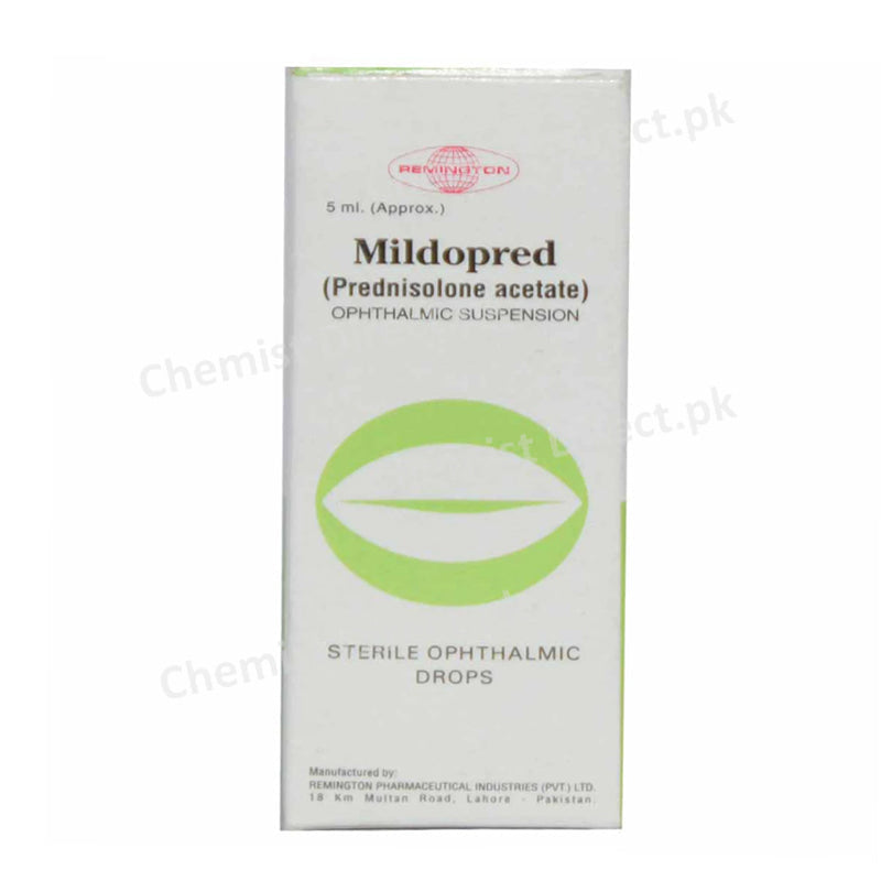 Mildopred 5ml drop Remington Pharmaceuticals Corticosteroids Prednisolone Acetate
