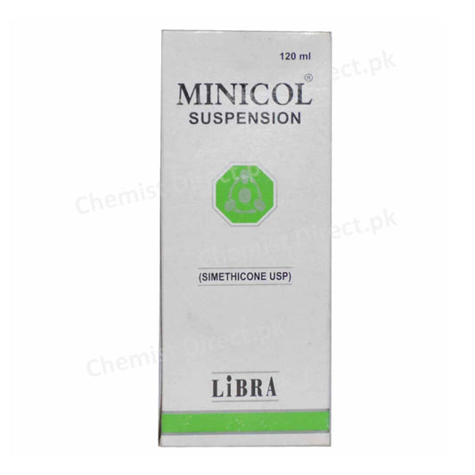 Minicol Syrup 120ml Suspension Libra Pharma Simethicone USP