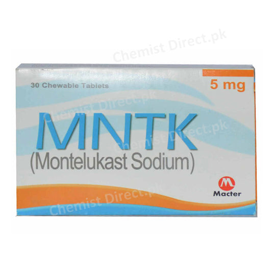 MNTK 5mg Chewable Tablet Anti-Leukotriene Montelukast Sodium Macter International