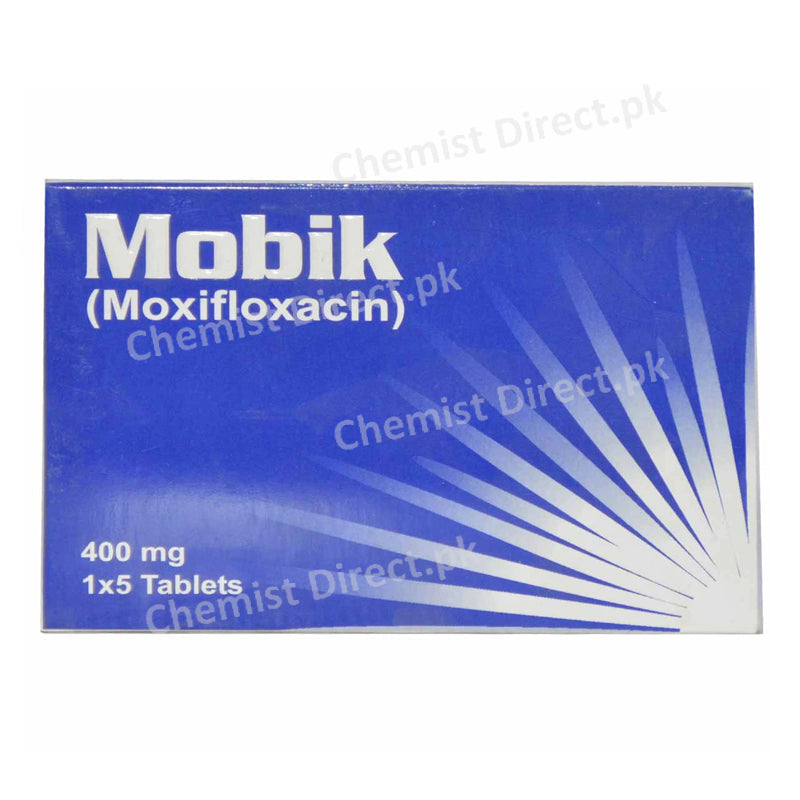 Mobik 400mg Tablet Mass pharma Moxifloxacin