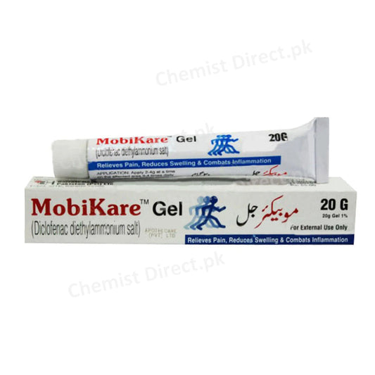 Mobikare Gel 20gm Diclofenac Diethylammonium Salt Barrett Hodgson Nsaid