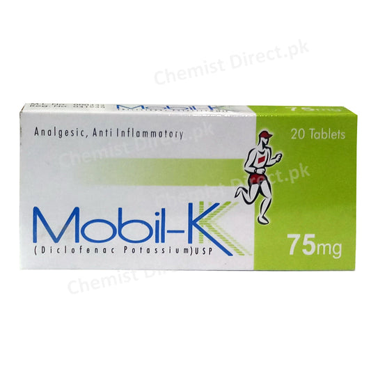 Mobil-k 75mg Tablet Davis Pharma Diclofenac Potassium