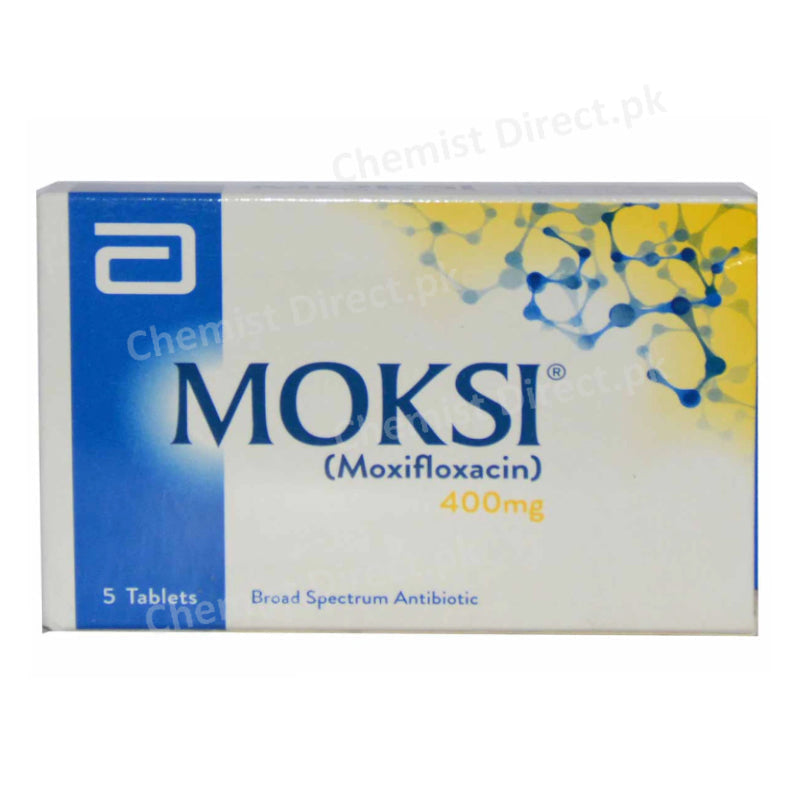 Moksi 400mg Tablet Moxifloxacin Abbott Laboratories Anti-Bacterial