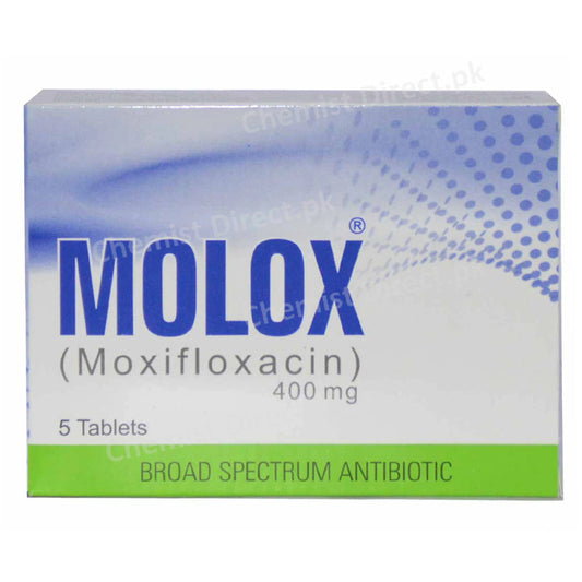  Molox 400mg Tablet CCL Pharmaceuticals Quinolones Anti Bacterial Moxifloxacin 