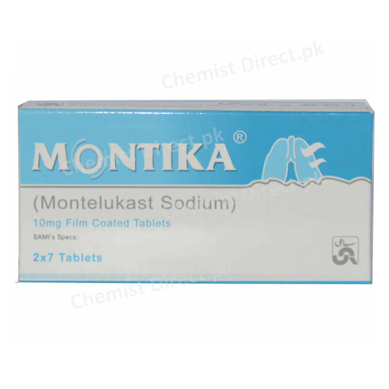 Montika 10mg Tablet Sami Pharmaceuticals Anti Leukotriene Montelukast