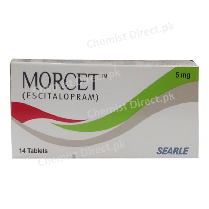 Morcet 5mg Tablet Escitalopram Searle pakistan Anti-Depressent