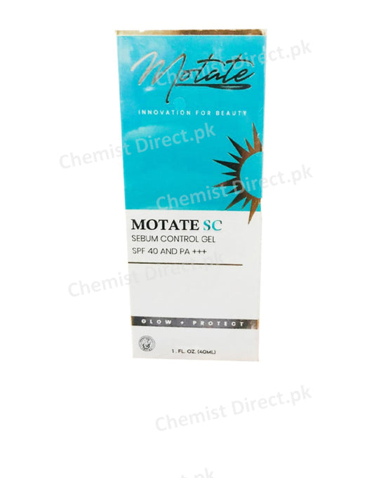 Motate Sc Sebum Control Gel Spf 40 And Pa + + +