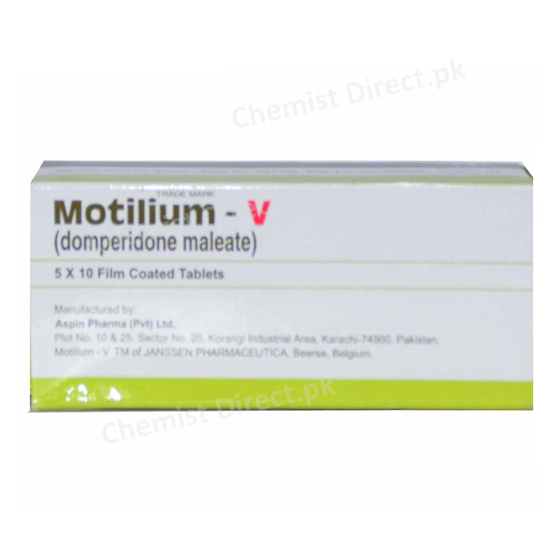 Motilium-V Tablet Aspin Pharma Domperidone maleate Gastroprokinetic