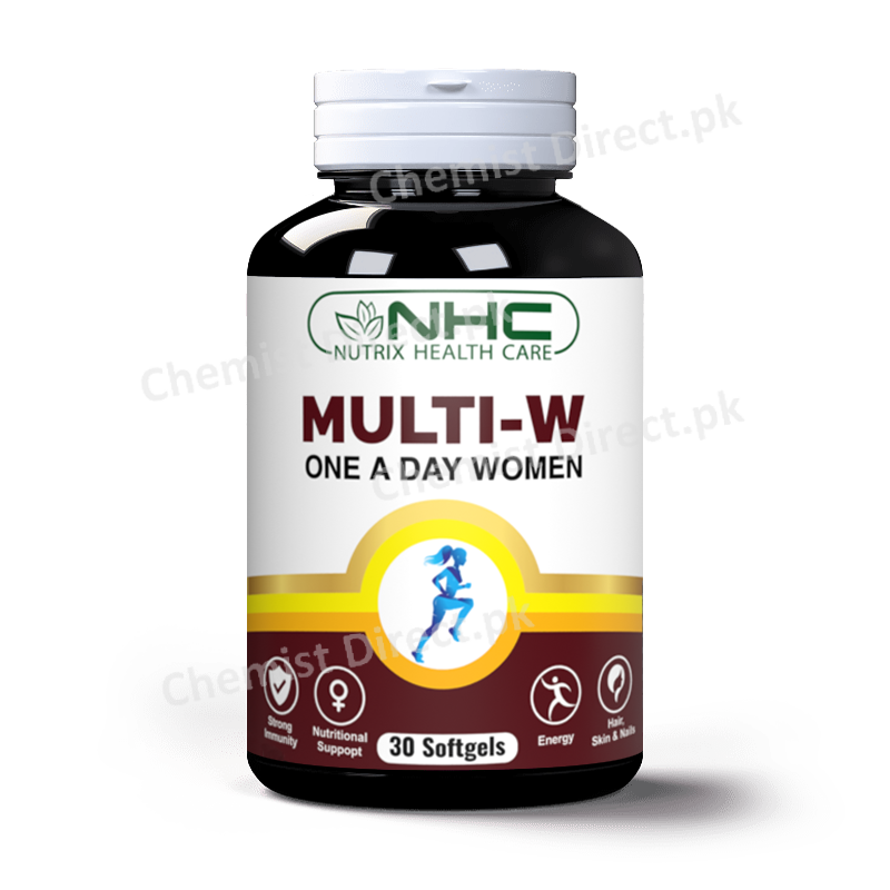Multi-W Soft Capsule For Women`s Medicine