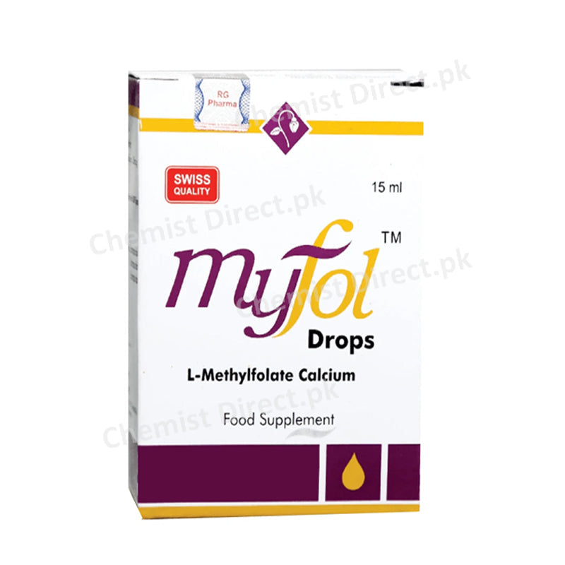 Myfol Drop 15ml RG Pharma L-Methylfolate Calcium