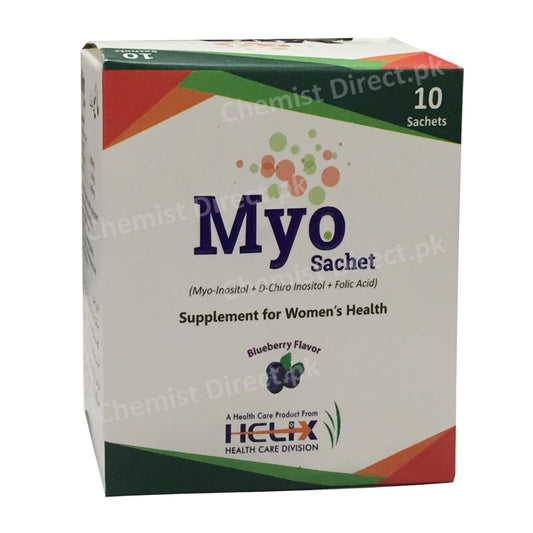 Myo Sachet Myo-inositol+D-Chiro inositol+Folic Acid Helix Pharma