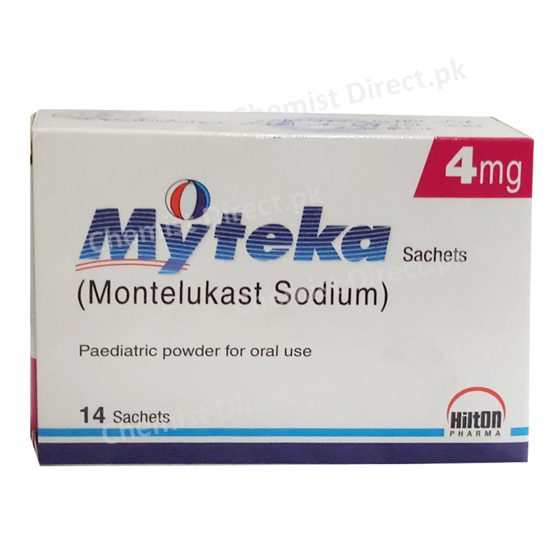 Myteka Powder Sachet 4mg Hilton Pharma Anti-Leukotriene Montelukast Sodium
