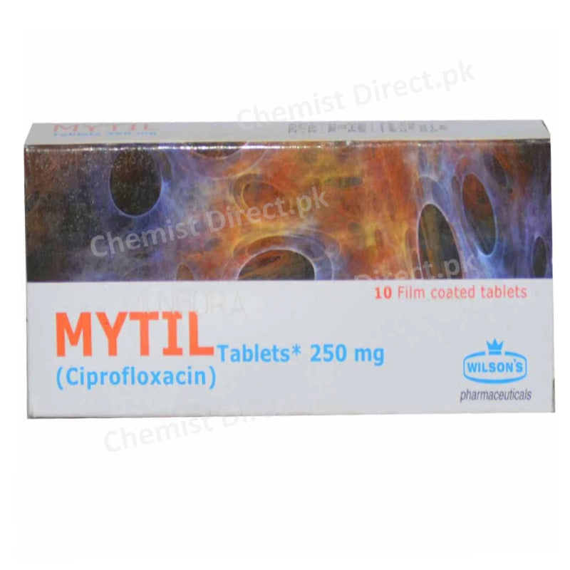 Mytil 250mg Tablet Wilson s Pharmaceuticals Quinolones Anti Bacterial Ciprofloxacin